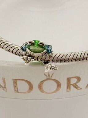 Pandora Climbing Frog Charm